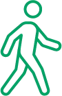 徒歩のアイコン