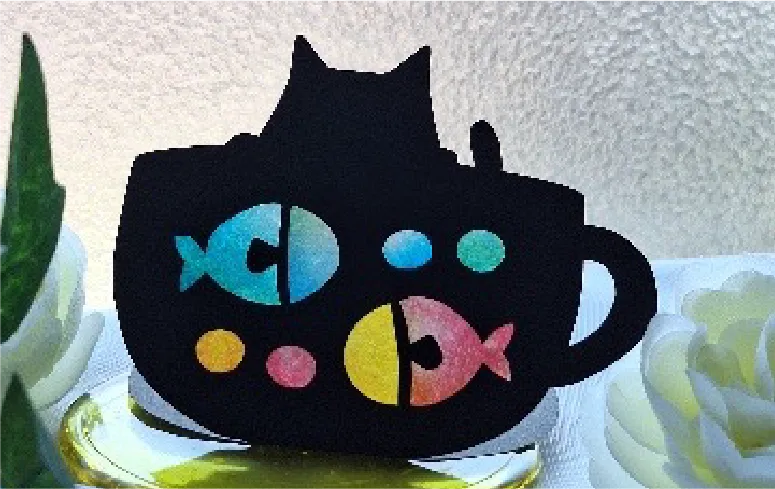 ②猫マグカップ